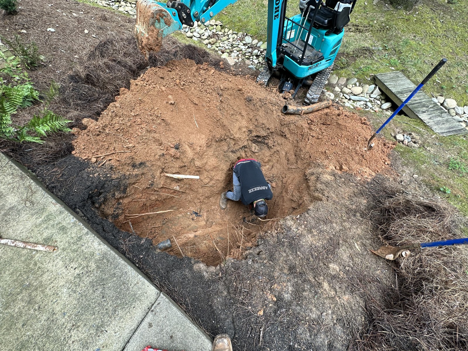 Precise digs, tidy sites.